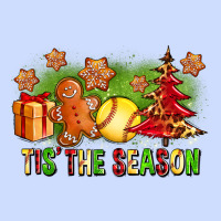Tis The Season Christmas With Softball And Gingerbread Man Urban Heavy Tee | Teevron