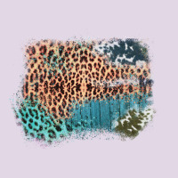 Leopard Wood Cowhide Pattern Mixed Western Frame Classic Tee | Teevron