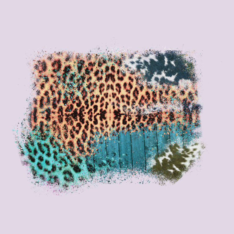Leopard Wood Cowhide Pattern Mixed Western Frame Classic Tee by Bettercallsaul | Teevron