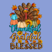 Thankful Grateful Blessed Turkey Long Sleeve Tee | Teevron