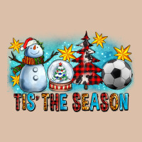 Tis The Season Christmas With Soccer Ball And Snowman Urban Heavy Tee | Teevron