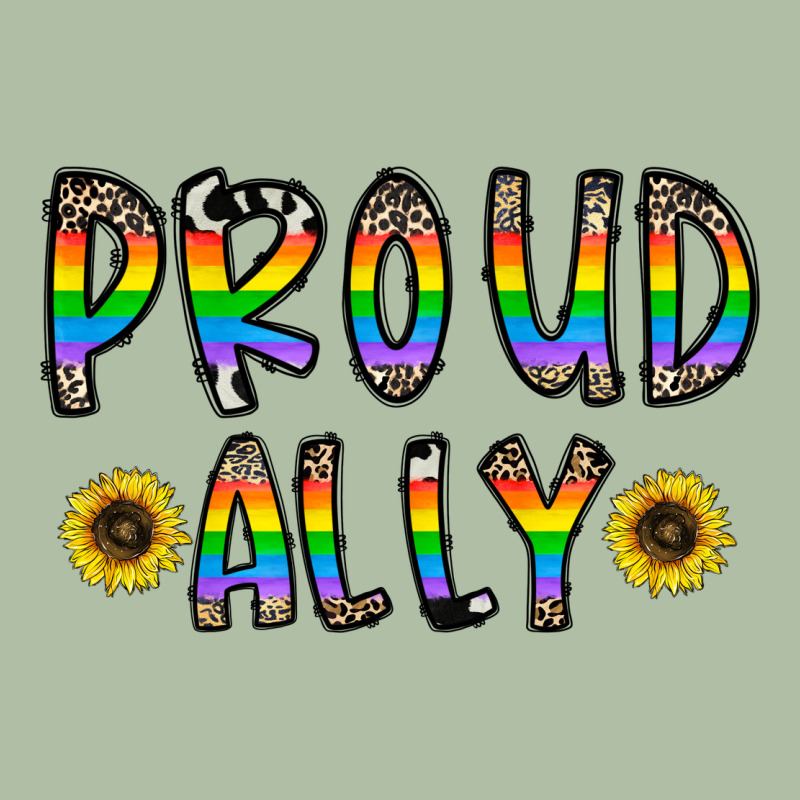 Proud Ally Urban Heavy Tee by CowhideDigitalArt | Teevron