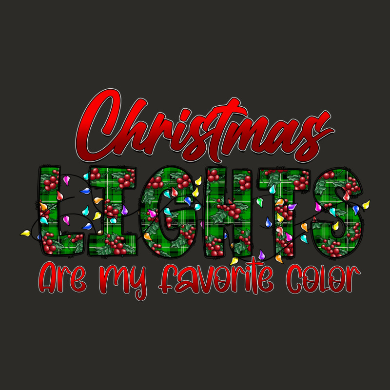 Festive Christmas Lights Text Art Heavy Core Tee by CowhideDigitalArt | Teevron