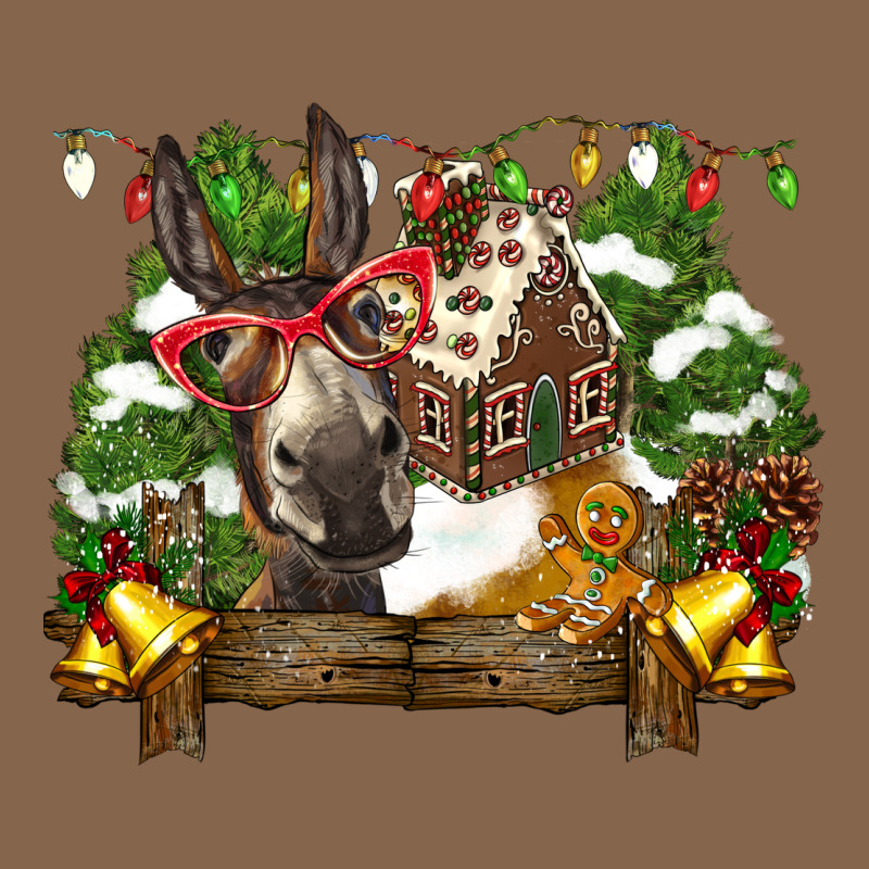 Christmas Donkey Candy House Premium Tee by BarkalooDesign | Teevron