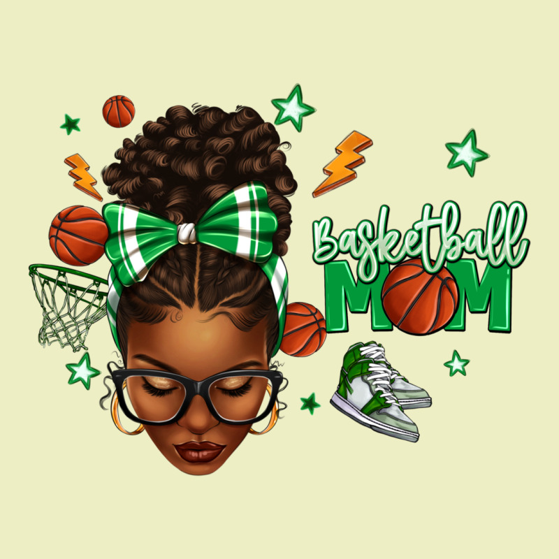 Afro Messy Bun Full Face Basketball Mom Urban Hoodie by texasbilliewilder | Teevron