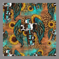 Faith Cross Seamless Pattern Vintage Tee | Teevron