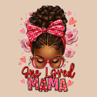 One Loved Mama Afro Messy Bun Urban Hoodie | Teevron