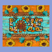 Sunflower Leopard Thanksgiving Love Long Sleeve Tee | Teevron