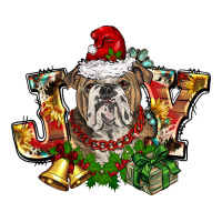 Christmas Joy English Bulldog Premium Tee | Teevron