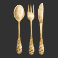 Spoon Fork Knife Fa Element Urban Heavy Tee | Teevron