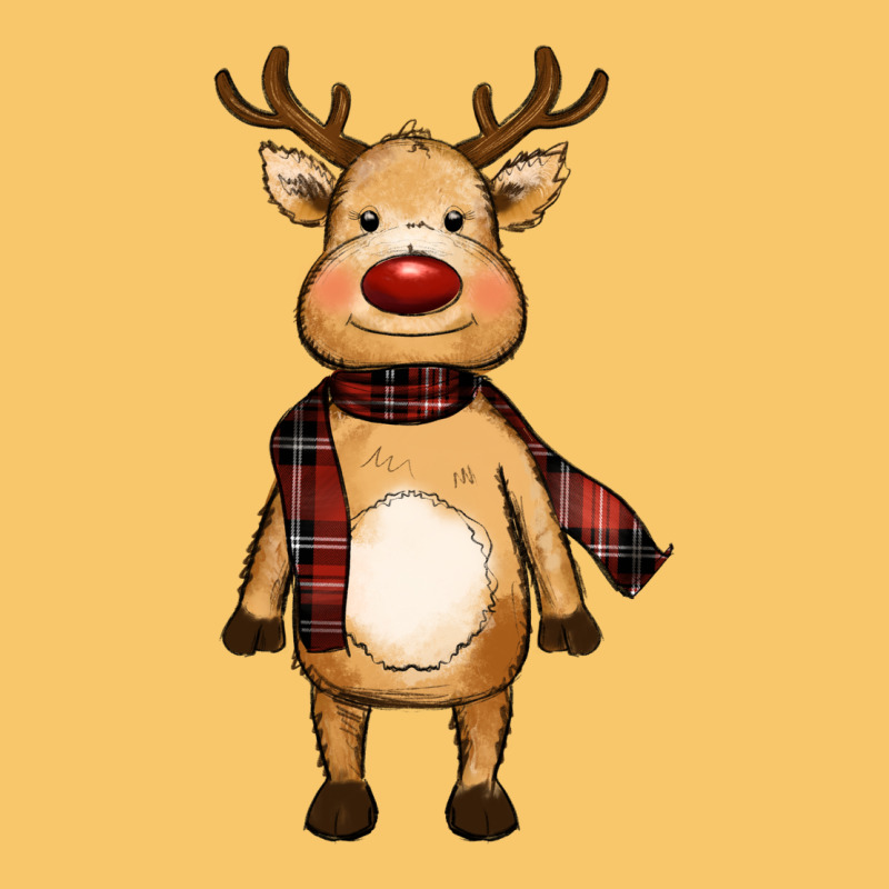Cute Reindeer Vintage Hoodie by RanaPortraitStore | Teevron