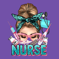 Nurse Life Messy Bun Premium Sweatshirt | Teevron