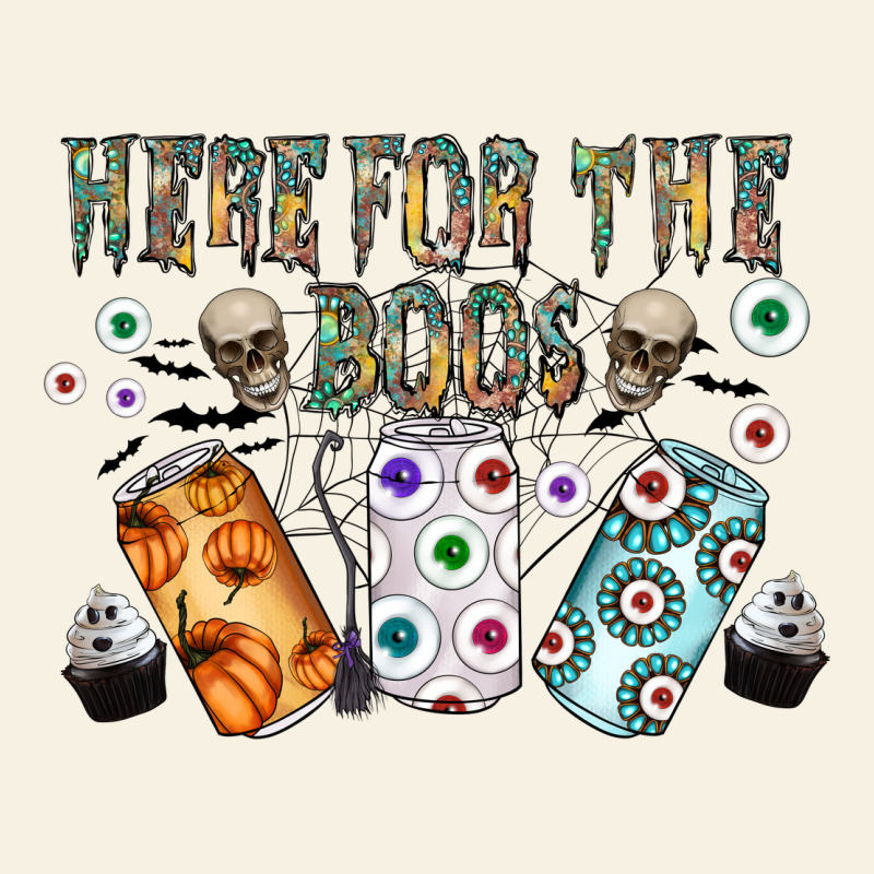 Here For The Boos Vintage Tee by CowhideDigitalArt | Teevron