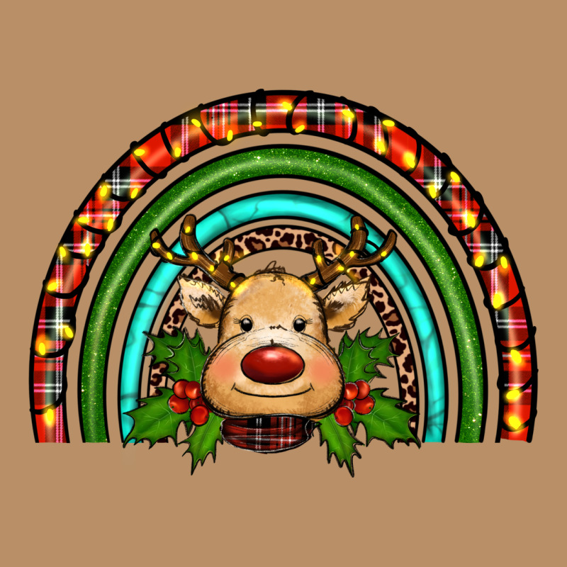 Reindeer Rainbow Christmas Vintage Hoodie by RanaPortraitStore | Teevron