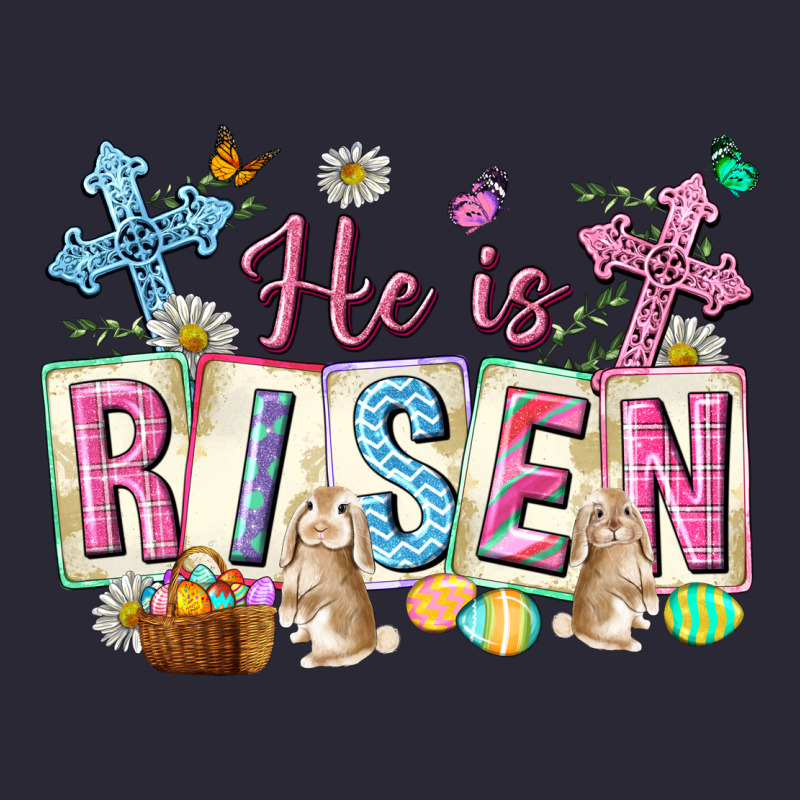He Is Risen Easter With Flowers Vintage Tee by Neo Western | Teevron