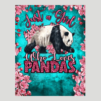 Just A Girl Who Loves Pandas Zipper Hoodie | Teevron