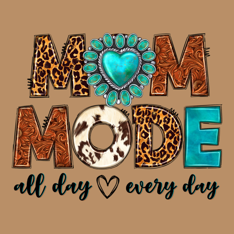 Mom Mode All Day Every Day Vintage Hoodie by texasbilliewilder | Teevron