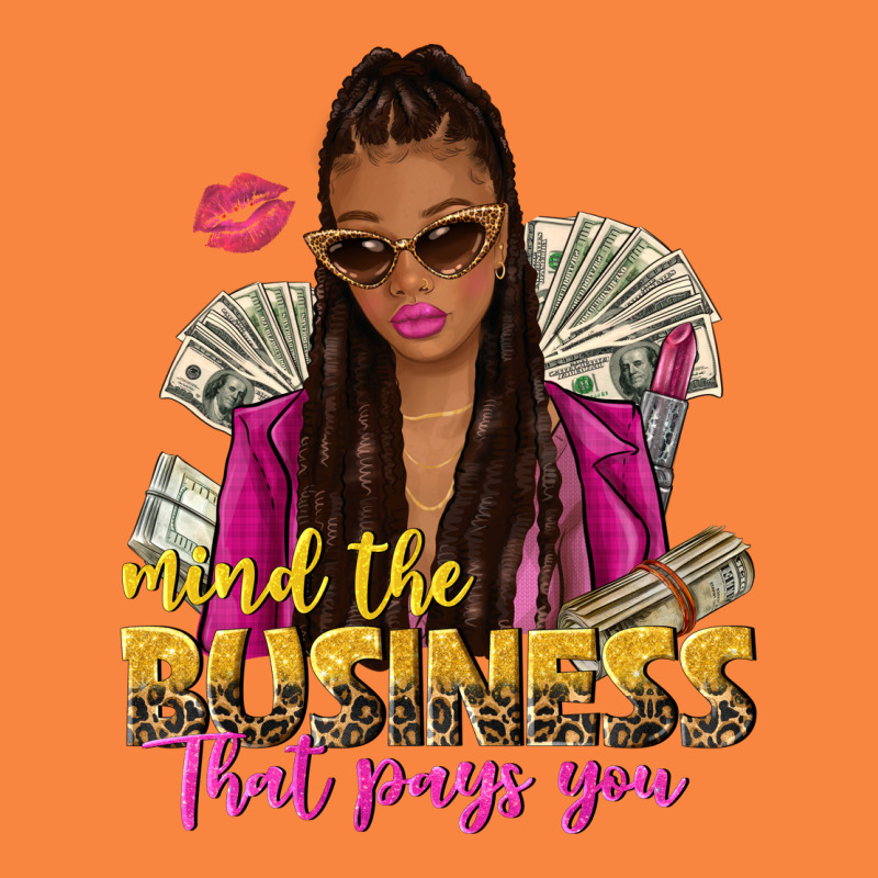 Mind The Business That Pays You Afro Woman Premium Sweatshirt by NancyCooperArtShop | Teevron