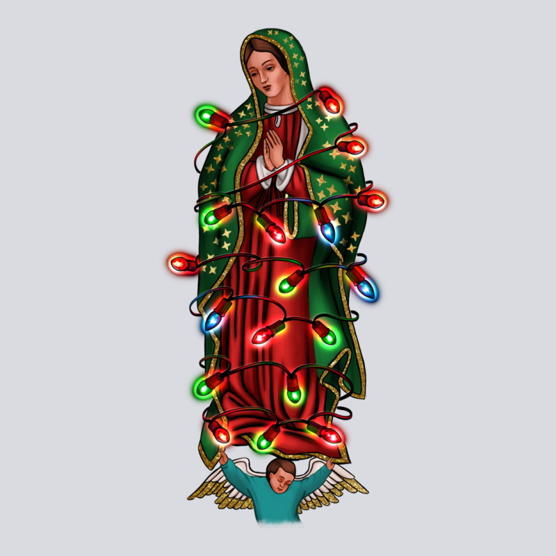 Our Lady Of Guadalupe Christmas Zipper Hoodie by Jasminsmagicworld | Teevron