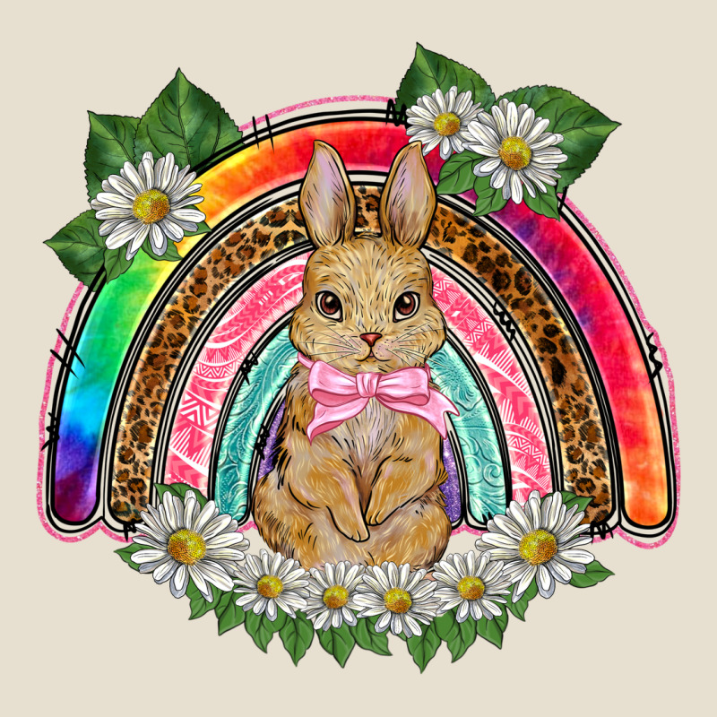 Easter Rabbit Rainbow Urban Heavy Tee by BarkalooDesign | Teevron
