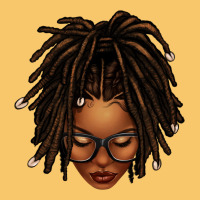 Afro Locs Messy Bun Vintage Hoodie | Teevron
