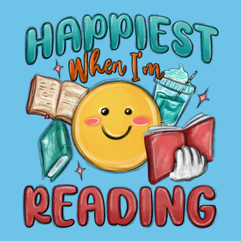 Happiest When I'm Reading Premium Sweatshirt by MaliasSmallBusiness | Teevron