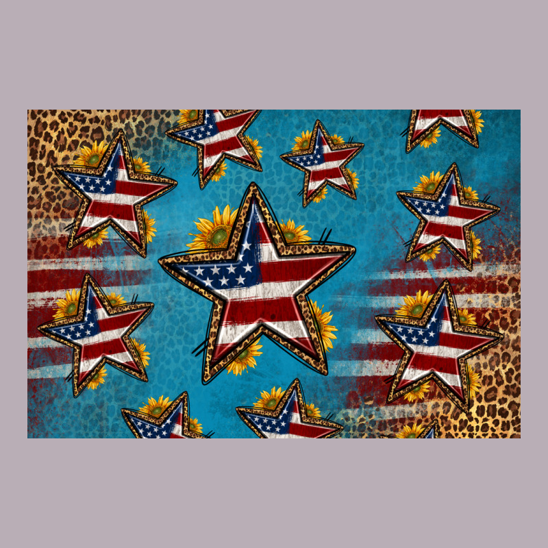 4th Of July Stars Skinny Metal Can Holder Vintage Tee by HRA Design Shop | Teevron