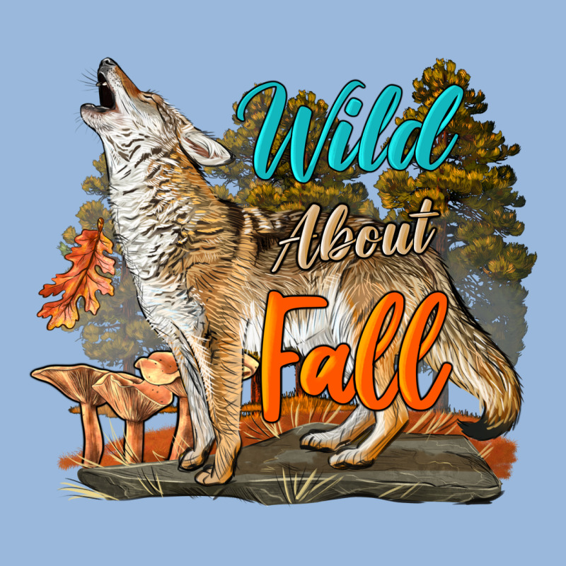 Wild About Fall Coyote Premium Hoodie by LillyAllenDesigns | Teevron