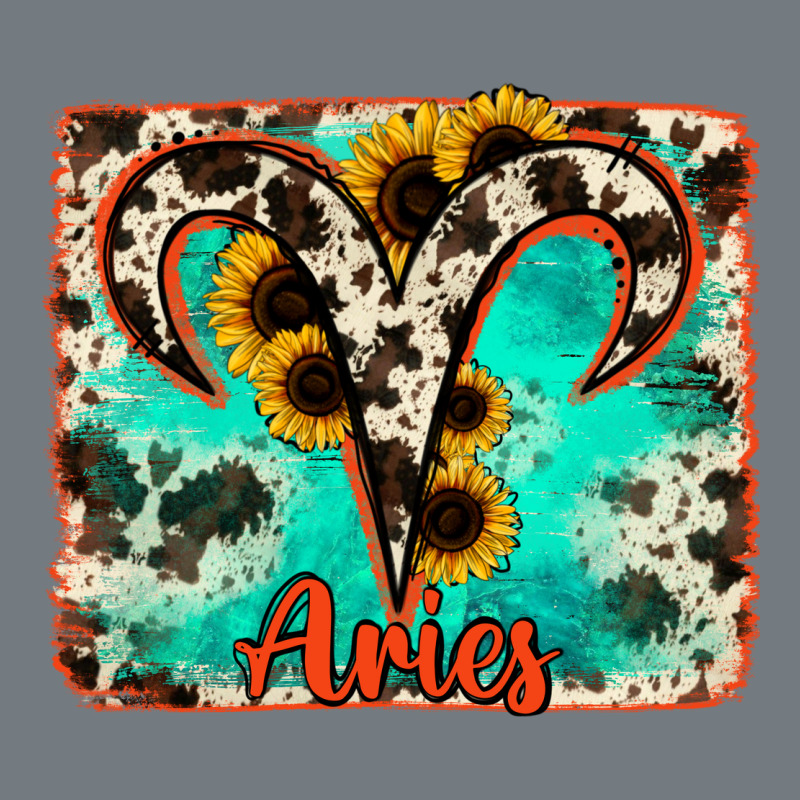 Aries Turquoise Cowhide Heavyweight Sweatshirt by RanaPortraitStore | Teevron