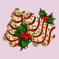 White Christmas Tree Cake Ado Ladies Tee | Teevron