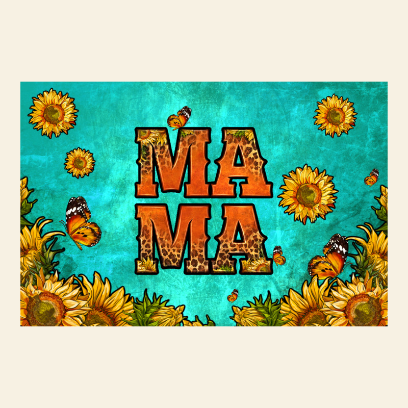 Sunflowers Mama Skinny Metal Can Holder Vintage Tee by HRA Design Shop | Teevron