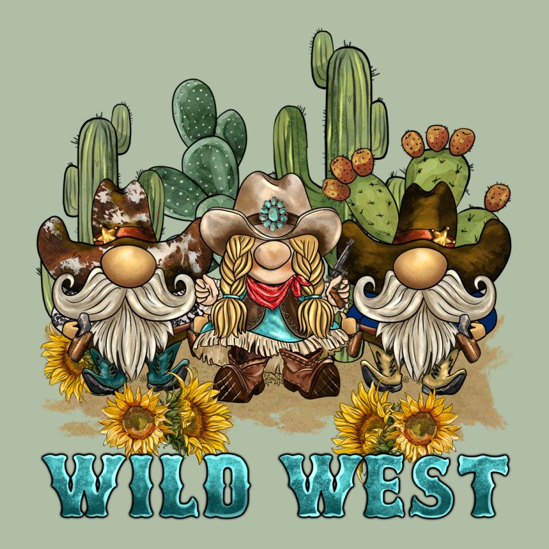 Wild West Western Gnome Urban Heavy Tee by BarkalooDesign | Teevron