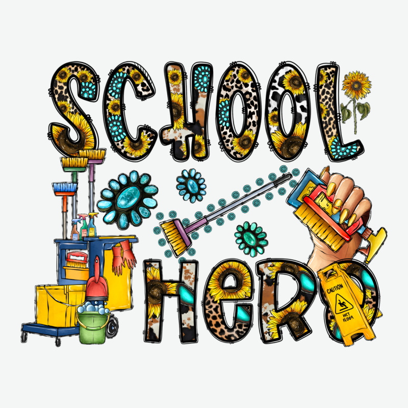 School Hero Urban Heavy Tee by CowhideDigitalArt | Teevron