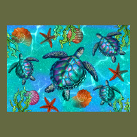 Turtle Seashells Starfish Long Sleeve Tee | Teevron