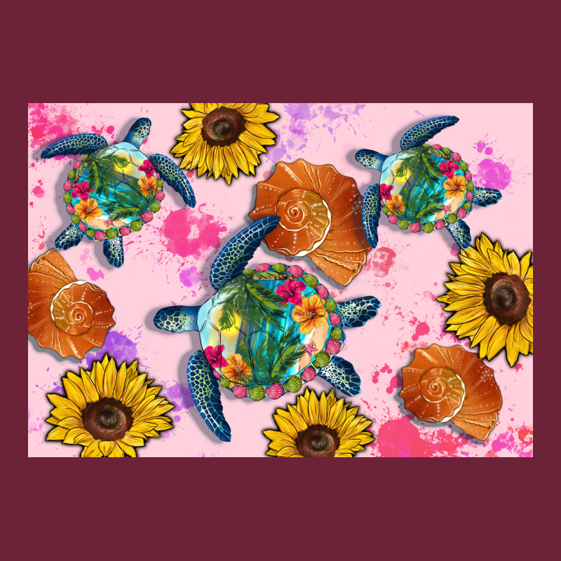 Sunflowers Turtle Long Sleeve Tee by Artiststas | Teevron