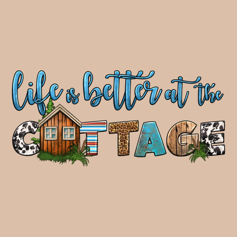 Life Is Better At The Cottage Urban Heavy Tee by HRA Design Shop | Teevron