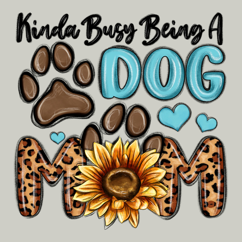 Kinda Busy Being A Dog Mom Heavyweight Hoodie by MaliasSmallBusiness | Teevron