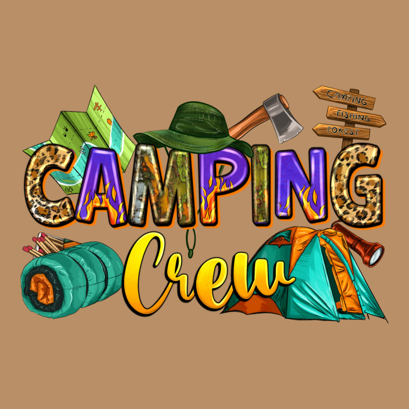 Camping Crew Vintage Hoodie by Zillion Design Studio | Teevron
