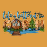 Life Is Better At The Cabin Urban Heavy Tee | Teevron