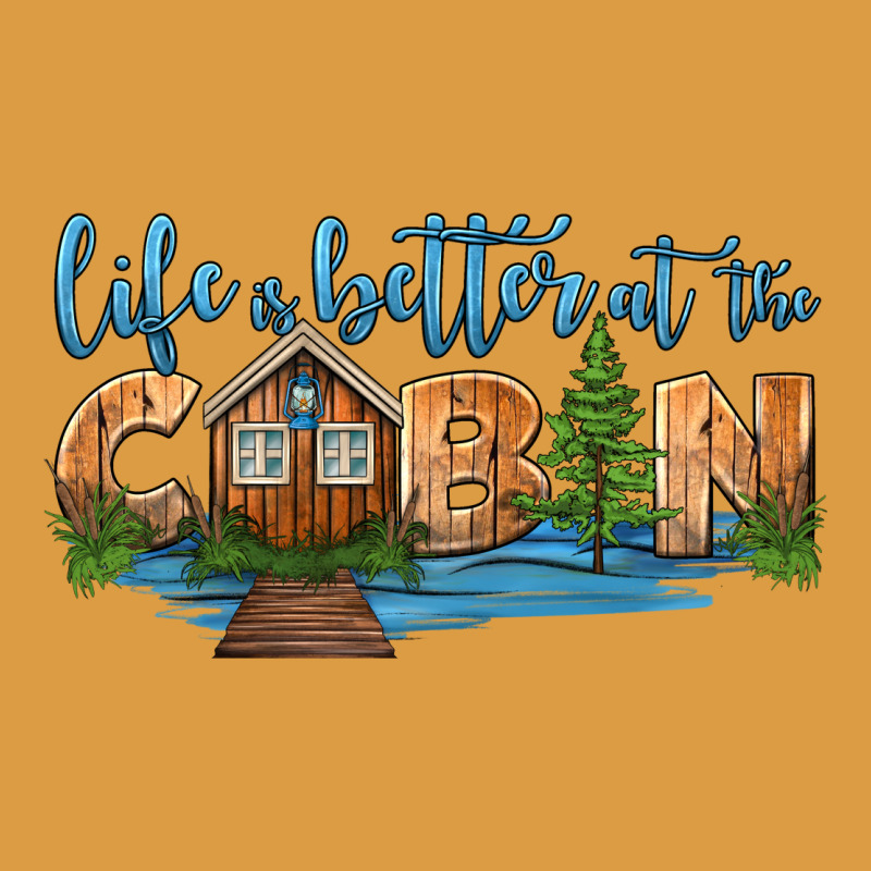 Life Is Better At The Cabin Urban Heavy Tee by HRA Design Shop | Teevron