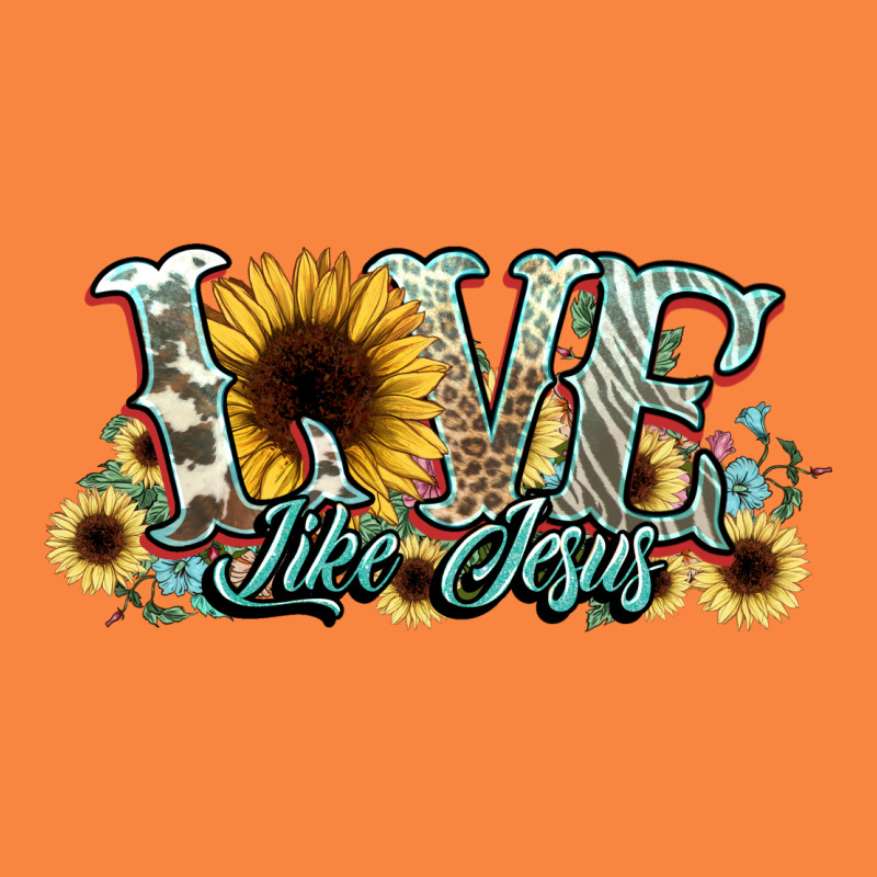 Love Like Jesus Sunflowers Premium Sweatshirt by NancyCooperArtShop | Teevron