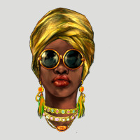 African Woman Zipper Hoodie | Teevron