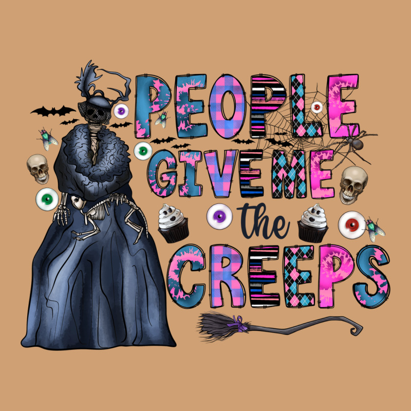 People Give Me The Creeps Vintage Tee by CowhideDigitalArt | Teevron