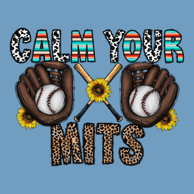 Calm Your Mits Baseball Urban Heavy Tee by CowhideDigitalArt | Teevron