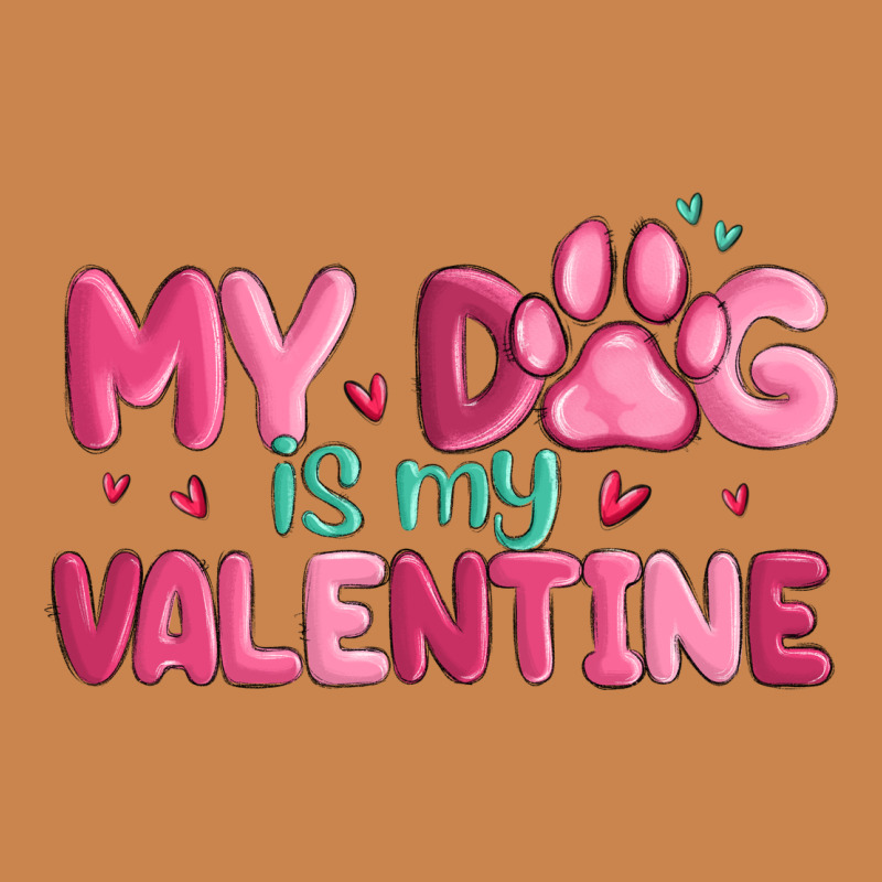 My Dog Is My Valentine Heavyweight Hoodie by MaliasSmallBusiness | Teevron