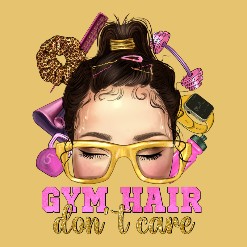 Messy Bun Gym Hair Dont Care Premium Sweatshirt by NancyCooperArtShop | Teevron