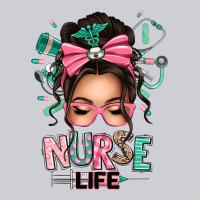 Afro Messy Bun Nurse Life Heavyweight Sweatshirt | Teevron