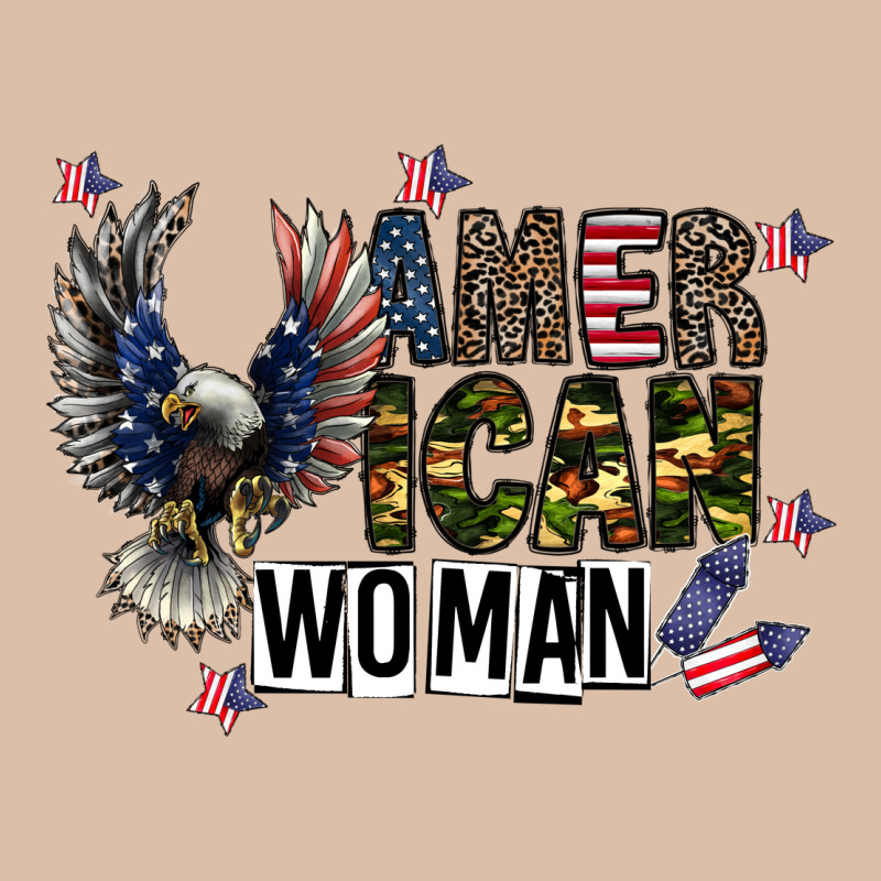 American Woman Urban Heavy Tee by CowhideDigitalArt | Teevron