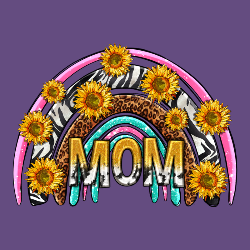 Mom With Sunflower Rainbow Mothers Day Vintage Hoodie by texasbilliewilder | Teevron