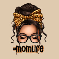 Caucasian Leopard Messy Bun Mom Life Heavyweight Sweatshirt | Teevron